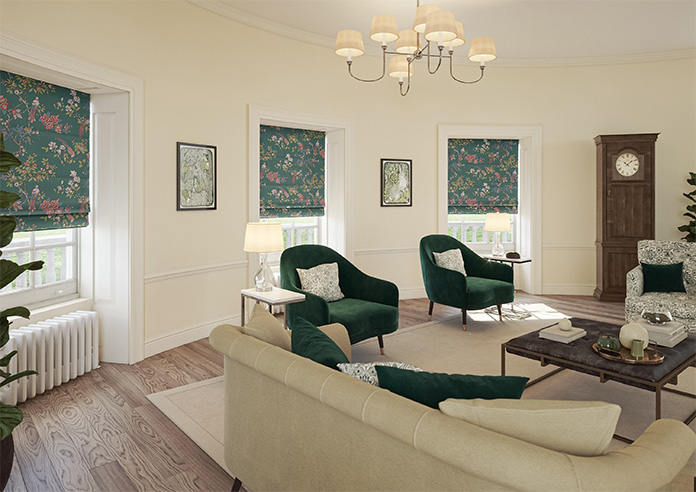 Orientalis, Jade - Twist&Fit Roman Blind - Image 7